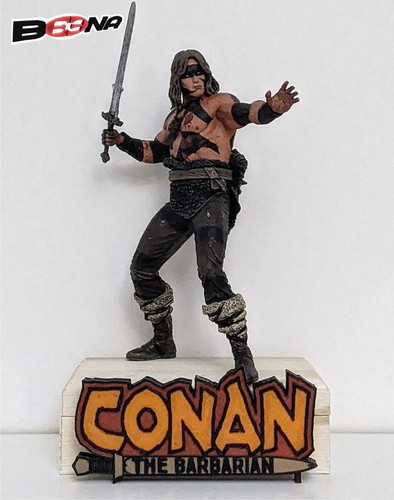 CONAN THE BARBARIAN logo display MARVEL Beena Studio - Picture 3 of 5