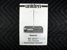 Genuine Uniden Bearcat BC580XLT 100-Channel Mobile/Base Scanner Manual