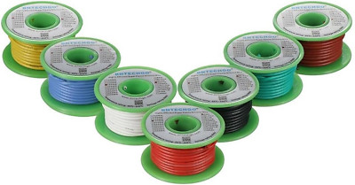 BNTECHGO 18 Gauge Silicone Wire Kit 7 Color Each 25 Ft Flexible 18 AWG Stranded