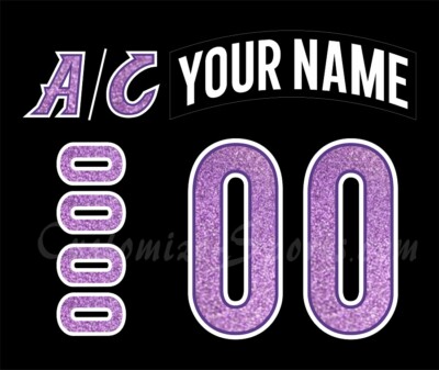Colorado Avalanche Customized Number Kit For 2019 HFC Uniform