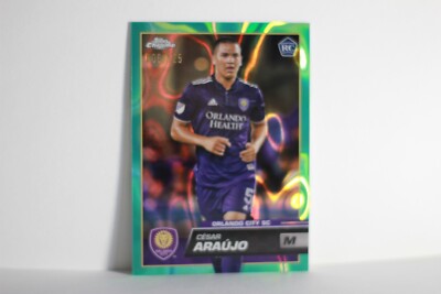 2023 TOPPA CHROME ORLANDO CITY RC /125 CESAR ARAUJO #66 (SC23)