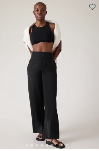 Athleta Venice Wide Leg Pant size XL X Large Black #982868 - Picture 6 of 7