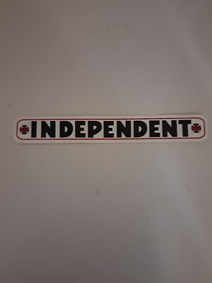 INDEPENDENT SKATEBOARD TRUCK CO. THE OG ICONIC BAR LOGO STRIP SKATEBOARD STICKER