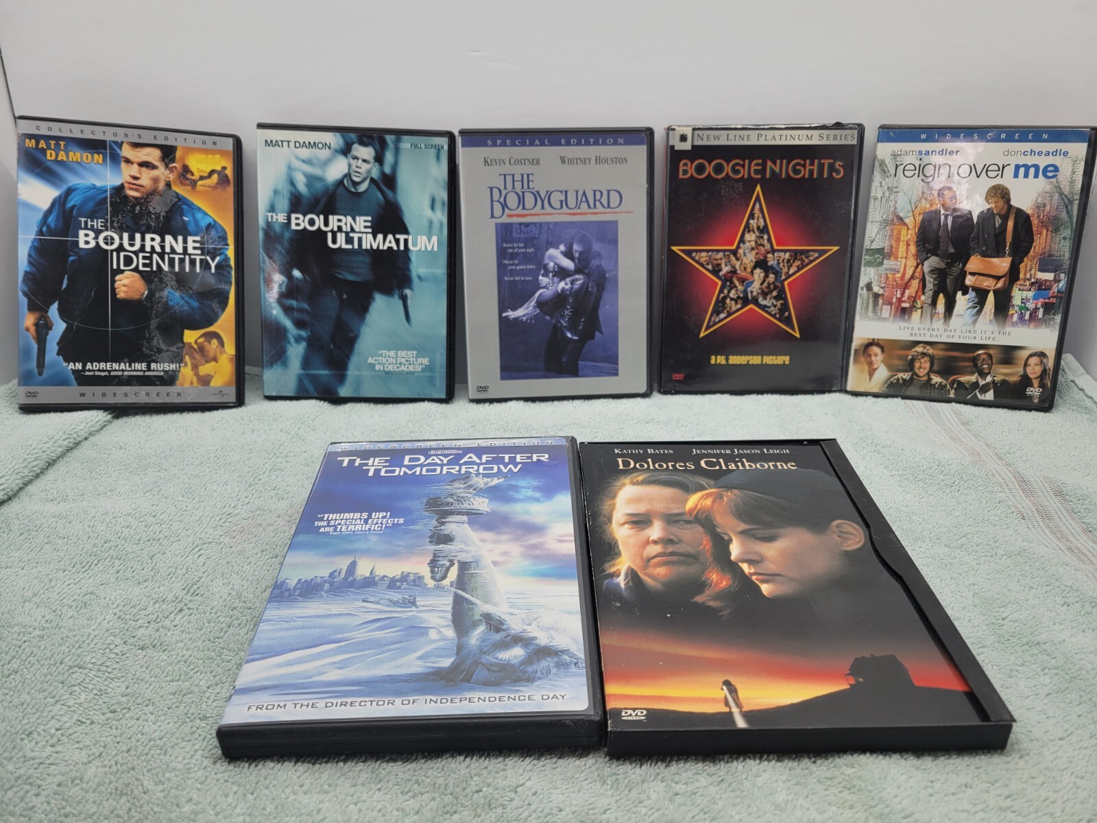 Movie DVD's, Lot of 7, Various Titles, Bourne Ultimatum, etc.. SEE LIST