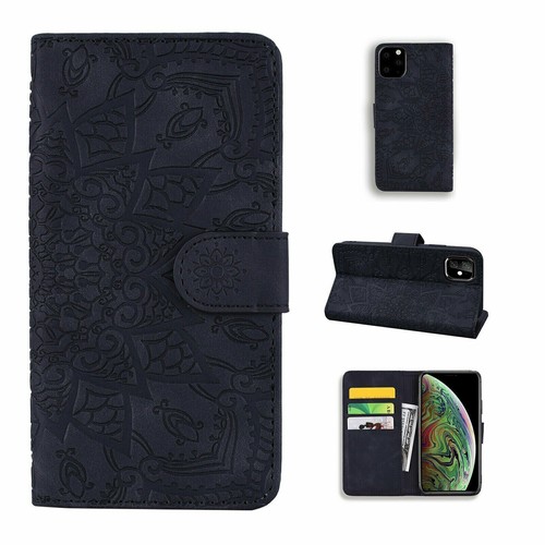 Embossing Flower Wallet Phone Case For iPhone 15 14 13 12 11 Pro Max XR 5 6 7 8 - 第 11/40 張圖片