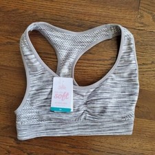 NEW JUSTICE Girls 28 Gray Sports Bra