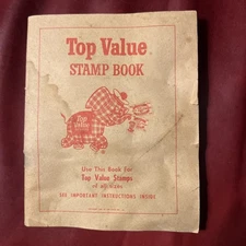 Vintage 1959©️Top Value Stamps Saver Book-  Stamps Included, Dayton Ohio