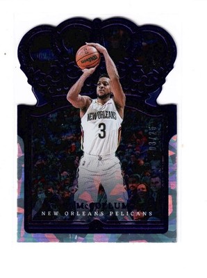 CJ McCollum 2021-22 Panini Crown Royale 3/25 Jersey Number 1/1