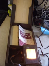 Fodeco 35mm Film Metal Slide Tray Storage Box Case Lighted Viewer Model 135.