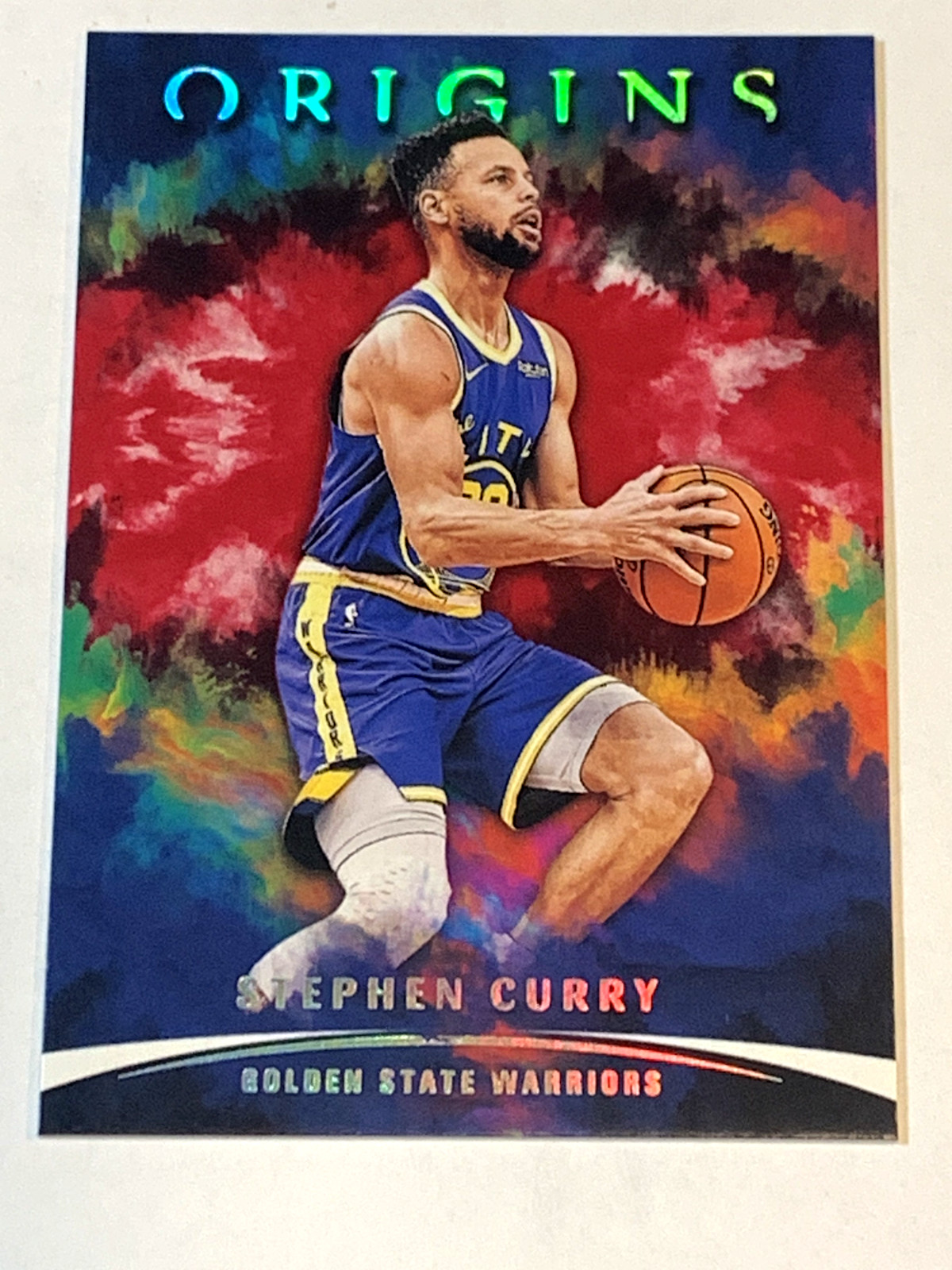 Stephen Curry, Golden State Warriors, 2021 Panini Origins Red Card#30