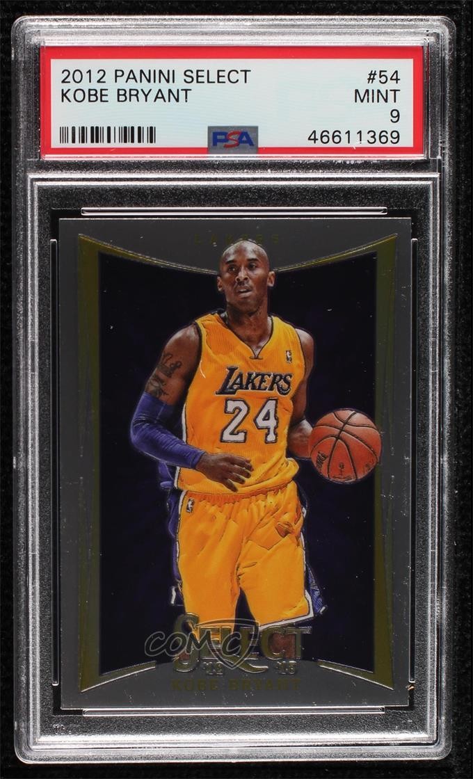 2012-13 Panini Select Kobe Bryant #54 PSA 9 MINT HOF 05q2