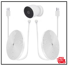 2 Pack 20Ft/6M Power Cord for Google Nest Cam Battery Only,Replacement Cable,W