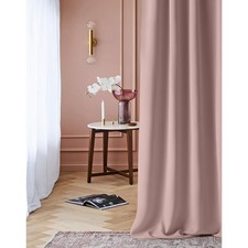 Curtain with curling ribbon Laurel 140 x 260 cm width x height blackout opaque...