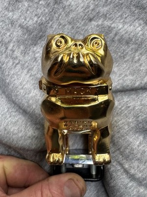 Vintage Mack Truck Bulldog Hood Ornament Gold 4” Design Patent