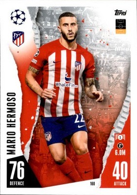 Topps Match Attax CL 23/24 Mario Hermoso 160 (6337)