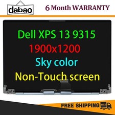 13.4" for Dell XPS 13 9315 LCD LED Non-Touch Screen Display Assembly IPS FHD Sky