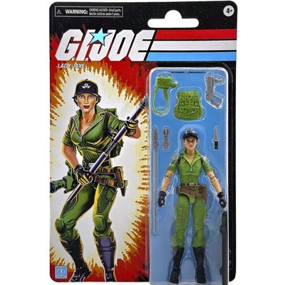 LADY JAYE FIGURE G.I. JOE 6 INCH 2022 HASBRO RETRO GI OVP CLASSIFIED SERIES