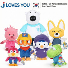 Pororo & Friends Plush Doll Stuffed Toy PORORO Crong Loopy Eddy Poby Petty Harry