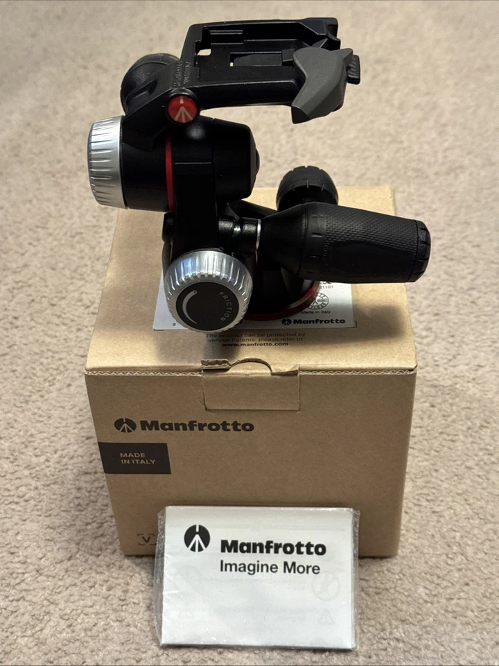 Cabeça de tripé Manfrotto MHXPRO3W X-PRO 3 vias com alavancas retráteis - Imagem 2 de 4