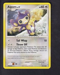 Aipom 70/123 Mysterious Treasures Common Pokemon Card