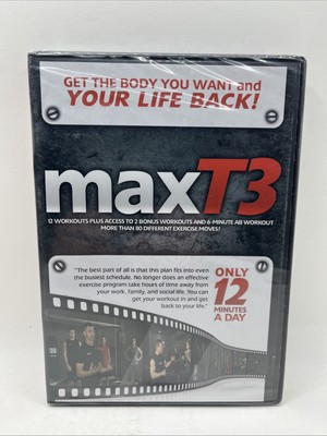 maxT3 - 15 Workouts (DVD, 2011) Dr. Fred Roberto - Brand New Sealed