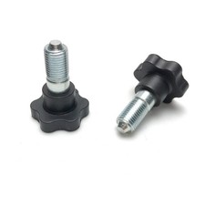 Black Plastic M14x1.5 Hex Head Thumb Screw for Treadmill Incline Mechanism