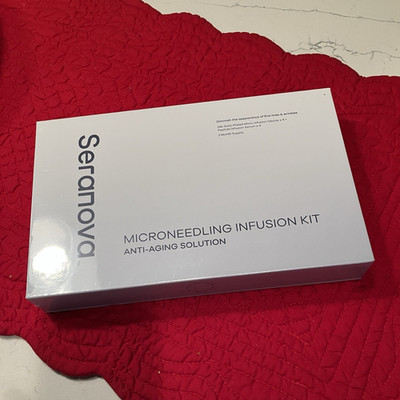 Seranova Microneedling Infusion Kit Serum Device + Serum Wrinkles 24K Gold