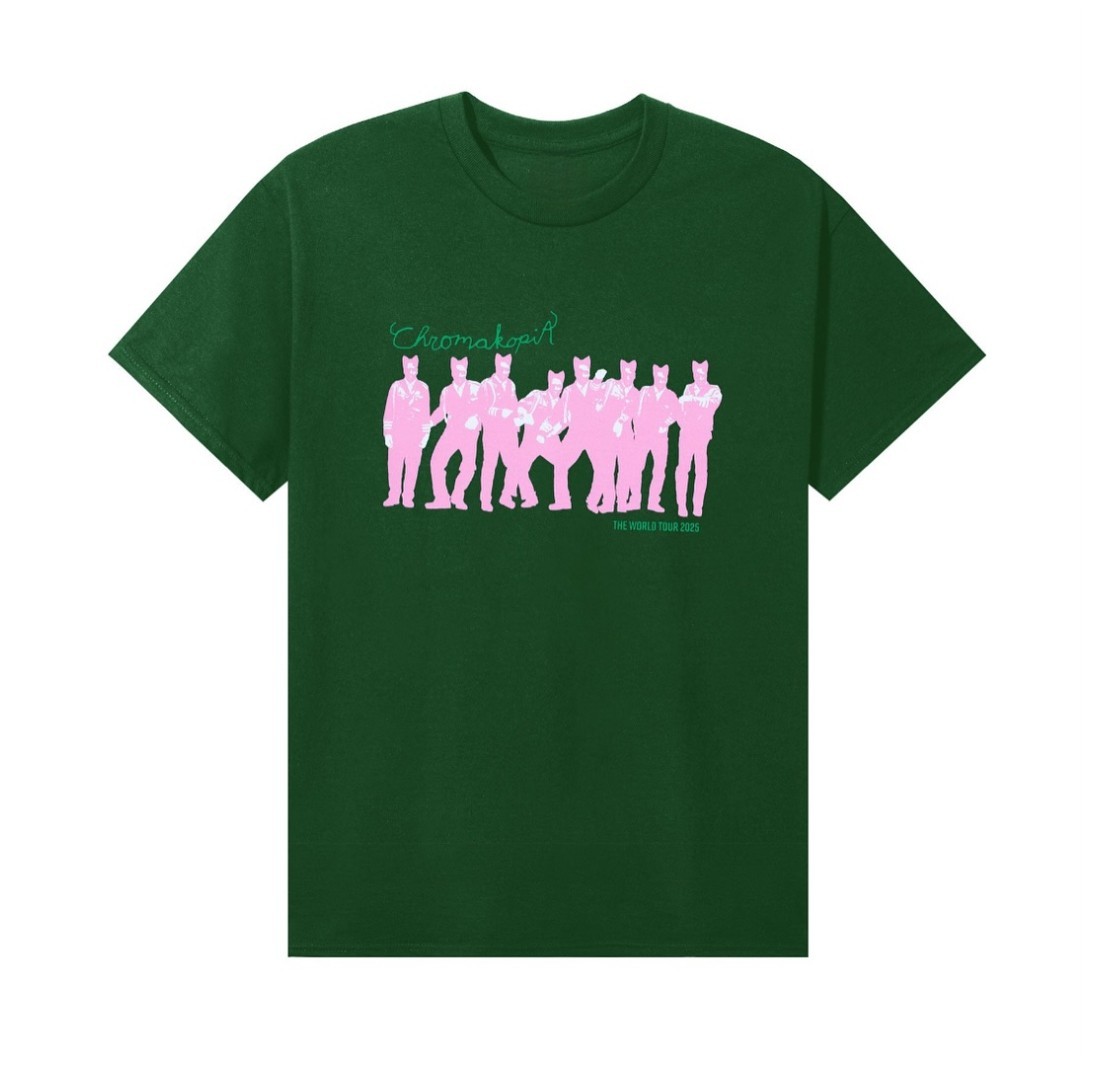 ミュージシャン Tyler, The Creator world tour tee Tyler, the Creator Chromakopia The World Tour 2025 Merch T