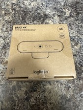 Logitech BRIO Webcam with 4K Ultra HD Video HDR, Missing Privacy Cover