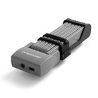 Faltschloss mit Halterung Fahrradschloss Schlüssel Fahrrad Faltschloß für MTB