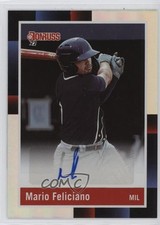 2022 Panini Donruss Retro 1988 Signatures Holo Mario Feliciano Auto 0mm9