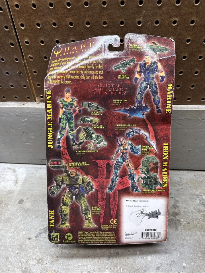 Precintado. Nuevo. Figura de acción QUAKE II Marine Major serie uno 1998 leer* Foto 3 de 4