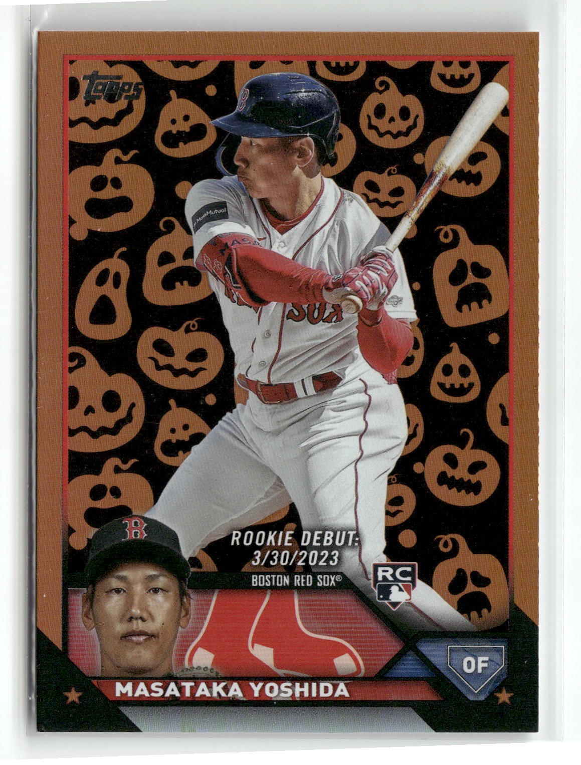 2023 Topps Update #US5 Masataka Yoshida Jack O'Lantern Boston Red Sox