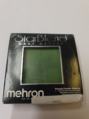 MEHRON STARBLEND CAKE PANCAKE WATER BASE FOUNDATION STAGE MAKEUP Green