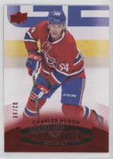 2015-16 Upper Deck GTS Overtime Rookies Red Foil 2/99 Charles Hudon #161 k5i
