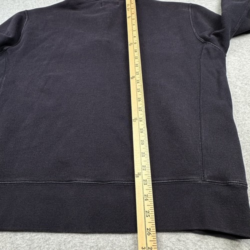 Polo Ralph Lauren Pullover Mens XL Navy Maroon Striped 1/4 Zip Mock Neck Sweater - Picture 8 of 10