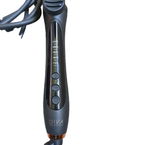 Diva Pro Styling Digital Hair Tong Curler 32mm Instant Heat Free P&P - Picture 3 of 6