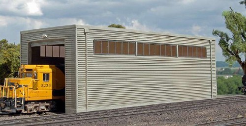 Bachmann 35115 Trenes Escala HO Cobertizo de un solo puesto Edificio montado | Zustand: New