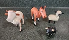 VTG Fisher Price Little People 915 Farm Set Animals Horse Cow Pig and Sheep