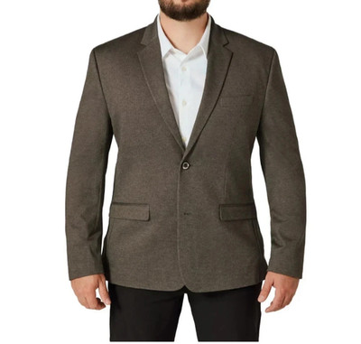 Infinity Men's Blazer Jacket - Modern Fit - BROWN - XL
