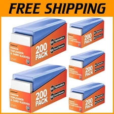 Baseball Card Protectors 3"x4" Hard Plastic