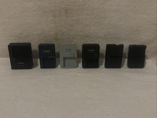 Lot Of 6 Mixed Genuine Canon Camera Battery Chargers TESTED FREE SHIP