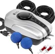 Koi Pond Aerator All-in-One Pond Air Pump Aeration Kit for Pond 1000 & 2000 Gal