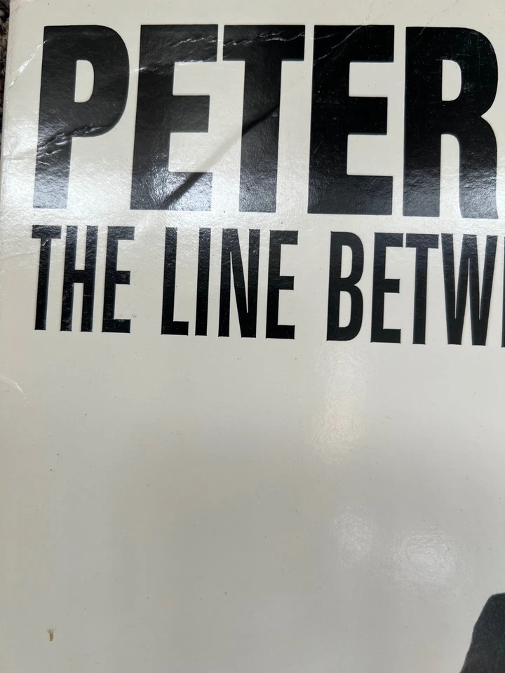 1989 Peter Murphy - The Line Between The Devil's Teeth - 12" Single VG+/EX Promo - Image 2 of 4