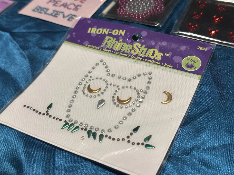 LOT of 17 MISC/DECORATIONS/HobbyLobby Rhinestone Stickers, Fashion Accessories - Image 3 of 4