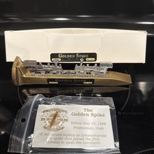 The Golden Spike Railroad Train Model  Promontory Summit 1869 Utah Jupiter #119