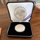U.S. Mint 2004 American Eagle 1 oz Silver Coin in Display Case