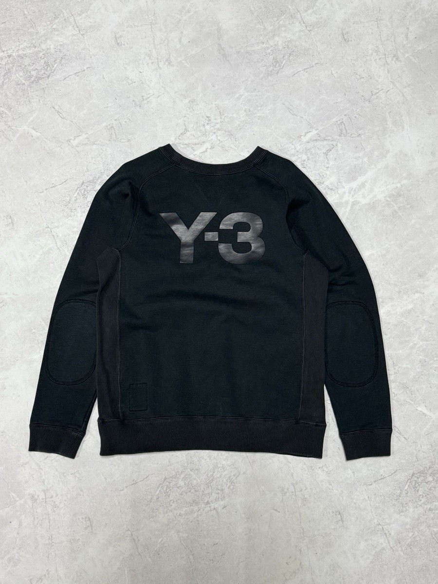 Y-3 Yohji Yamamoto X Adidas Vintage Big Logo Sweatshirt M Size | eBay