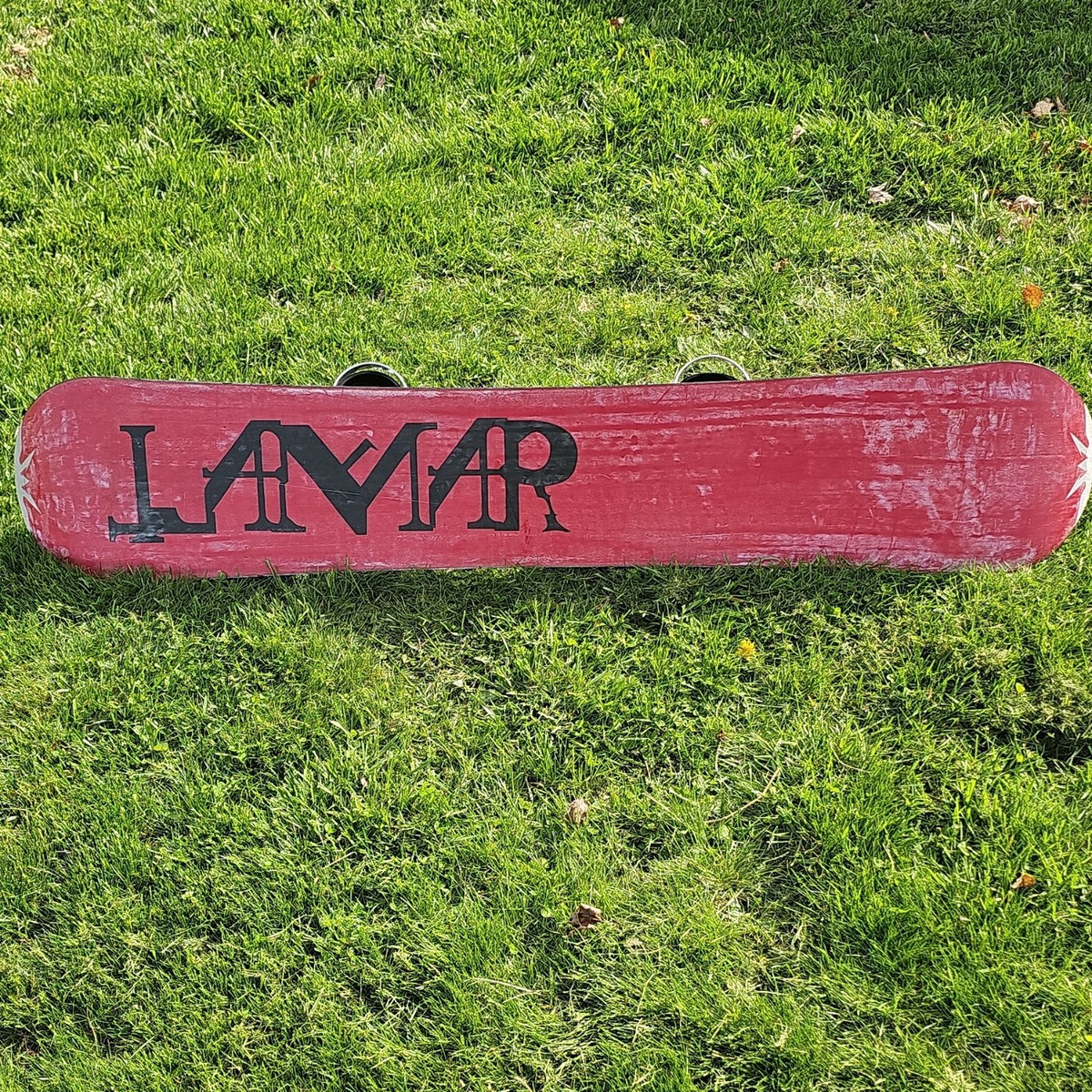 Lamar 1590 Freestyle Snowboard Red Black 159cm 4x4 Bindings