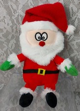 World Plush Santa Christmas Red White Holiday 11" Stuffed Doll Needs Repaired